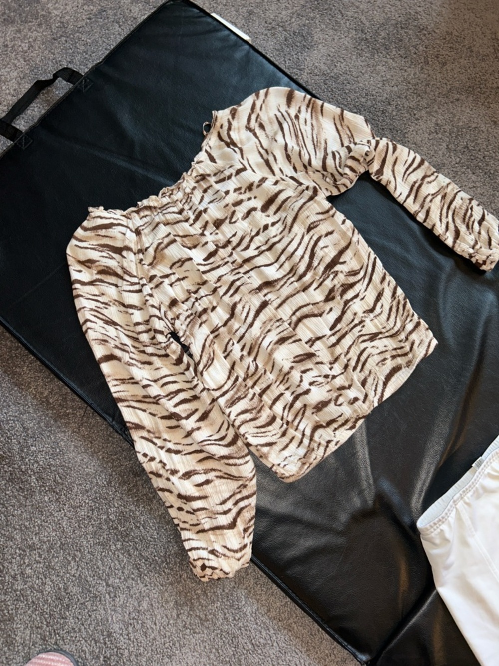 INC blouse - Size XS Animal print elastic off the shoulders blouse.